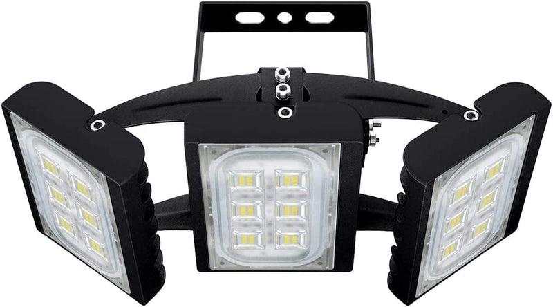 STASUN LED Flood Light Outdoor, 150W 13500Lm Outdoor Lighting, 6000K Daylight White, IP66 Waterproof outside Floodlight Exterior Security Light with 3 Adjustable Heads for Yard, Street, Parking Lot Home & Garden > Lighting > Flood & Spot Lights STASUN Daylight White 90W 