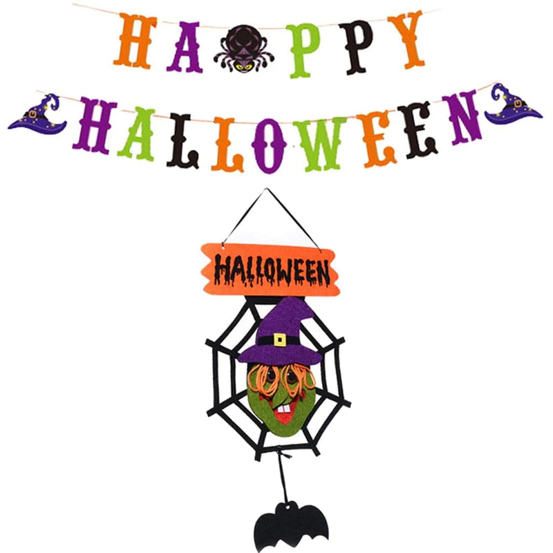 Stickers Balloons Event Home Decor Halloween Banner Kit Party Supplies Hanging Arts & Entertainment > Party & Celebration > Party Supplies RVXlRDN   