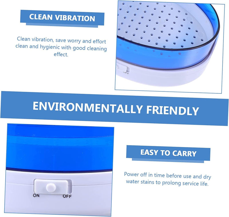 STOBAZA 3 Pcs Portable Clean False and White Shaver Appliances Ring Basket Eyeglass Holder Washing Electric Device Watches Glasses Dental Aligner Heads Dentures Cleaning Home Tank Rings Home & Garden > Household Supplies > Household Cleaning Supplies STOBAZA   
