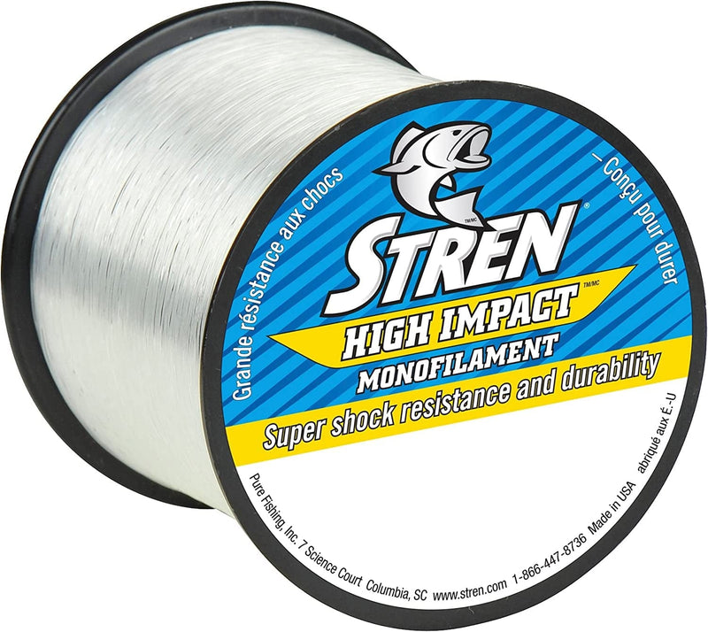 Stren High Impact Monofilament Fishing Line Sporting Goods > Outdoor Recreation > Fishing > Fishing Lines & Leaders Pure Fishing Clear 12 Pounds 1000 Yards