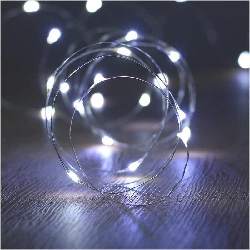 String Lights,Waterproof LED String Lights,10Ft/30 Leds Fairy String Lights Starry ,Battery Operated String Lights for Indoor&Outdoor Decoration Wedding Home Parties Christmas Holiday.(Warm White) Home & Garden > Lighting > Light Ropes & Strings XINKAITE White 10ft 