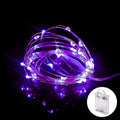 String Lights,Waterproof LED String Lights,10Ft/30 Leds Fairy String Lights Starry ,Battery Operated String Lights for Indoor&Outdoor Decoration Wedding Home Parties Christmas Holiday.(Warm White) Home & Garden > Lighting > Light Ropes & Strings XINKAITE Purple 10ft 