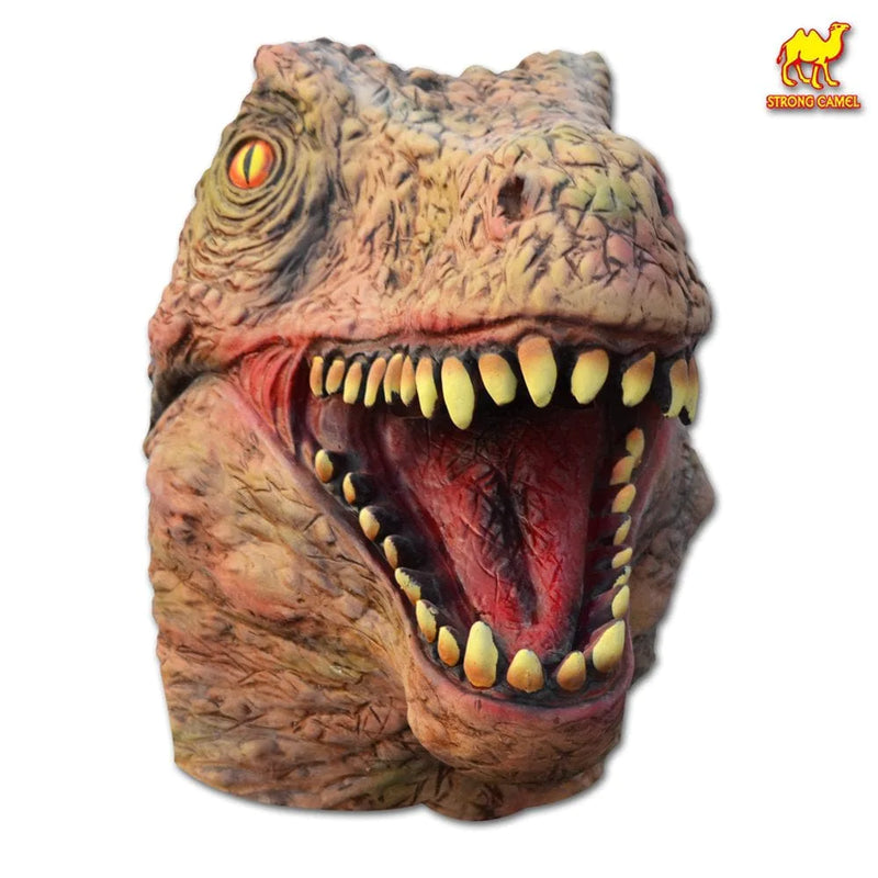 Strong Camel Latex Head Mask Deluxe Novelty Mask for Halloween Costume Party for Adult Apparel & Accessories > Costumes & Accessories > Masks Sunny&nbsp;Outdoor&nbsp;Inc Dinosaur  