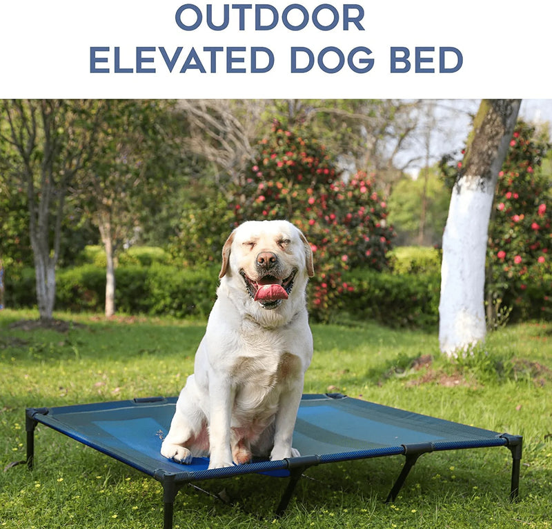 Suddus Elevated Dog Beds Waterproof Outdoor, Portable Raised Dog Bed, Dog Bed off the Floor, Dog Bed Easy Clean Indoor or Outdoor Use, Multiple Sizes…
