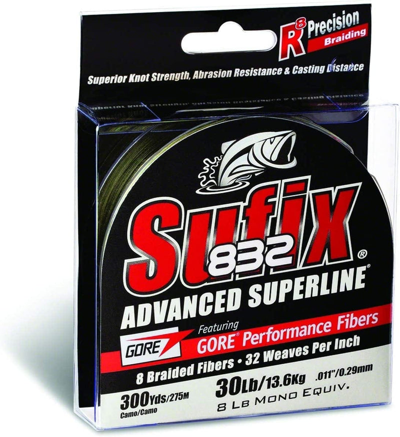Sufix 832 Braid Camo Sporting Goods > Outdoor Recreation > Fishing > Fishing Lines & Leaders Rapala 8 Pound, 150 Yards  