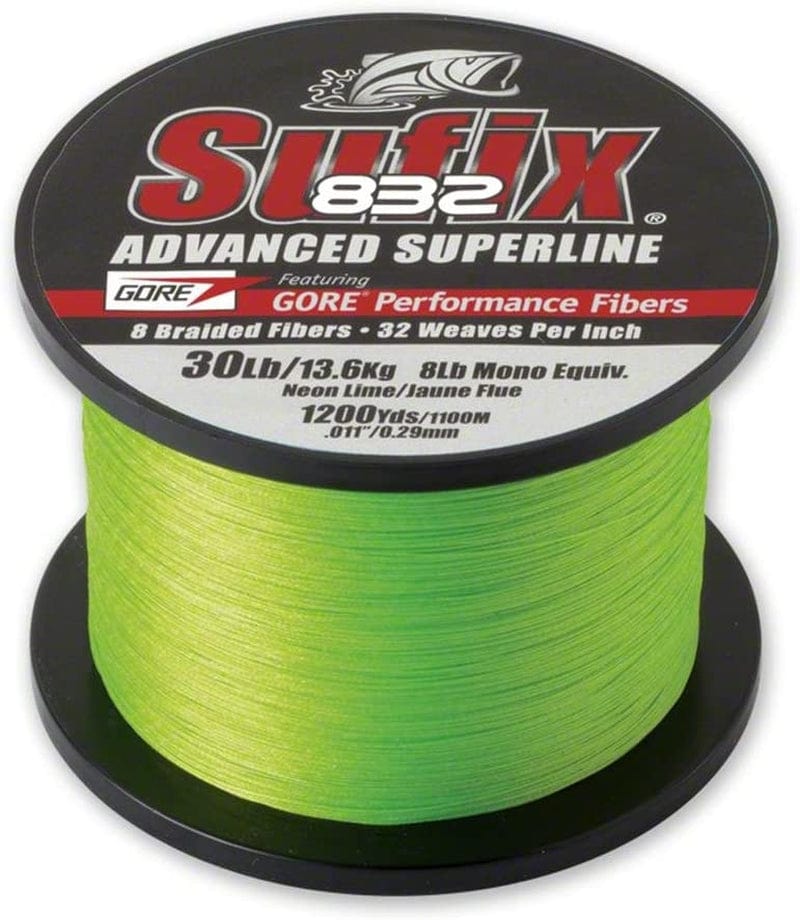 Sufix 832 Braid Line-1200 Yards (Neon Lime, 10-Pound) Sporting Goods > Outdoor Recreation > Fishing > Fishing Lines & Leaders Rapala   