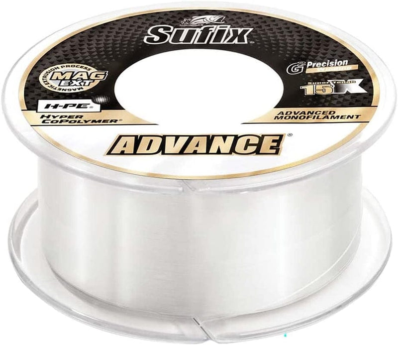 Sufix Advance Clear Monofilament 250-330 Yard Spools Sporting Goods > Outdoor Recreation > Fishing > Fishing Lines & Leaders Sufix 12 Pound - 330 Yards  