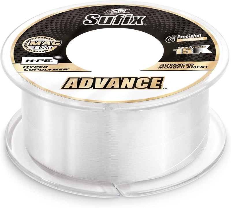 Sufix Advance Clear Monofilament 250-330 Yard Spools Sporting Goods > Outdoor Recreation > Fishing > Fishing Lines & Leaders Sufix 4 Pound - 330 Yards  