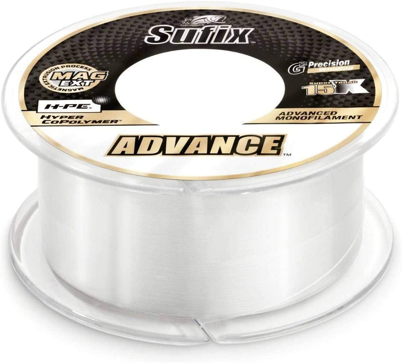 Sufix Advance Clear Monofilament 250-330 Yard Spools Sporting Goods > Outdoor Recreation > Fishing > Fishing Lines & Leaders Sufix 8 Pound - 330 Yards  