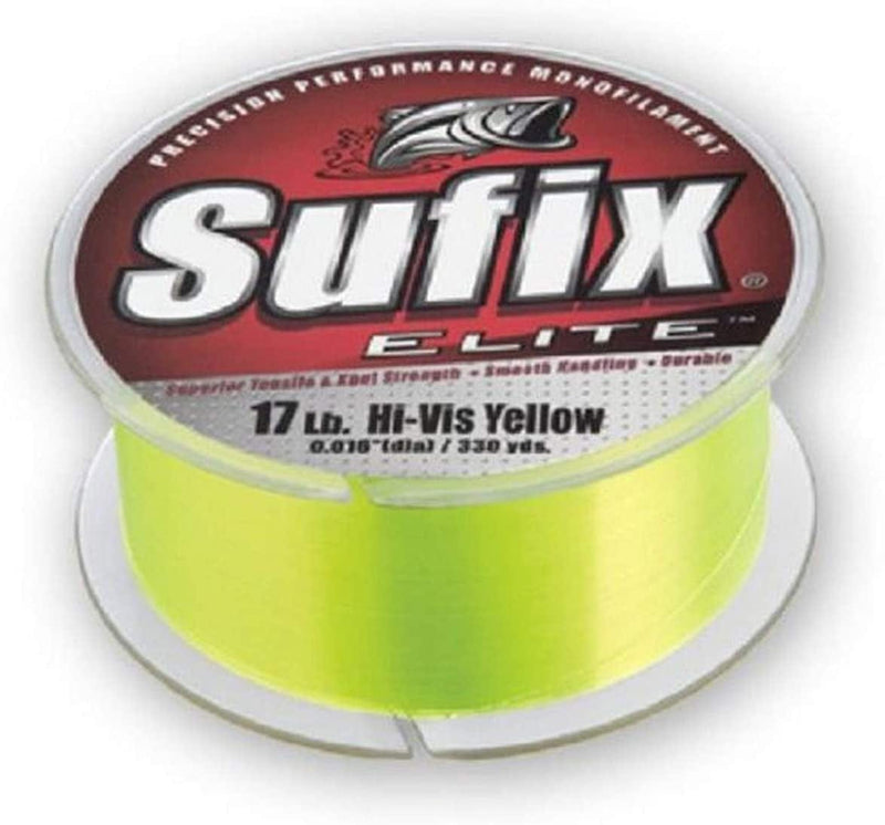 Sufix Elite 10 Lb Fishing Line (Yellow, Size- 330 YD Spool) Sporting Goods > Outdoor Recreation > Fishing > Fishing Lines & Leaders Sufix   