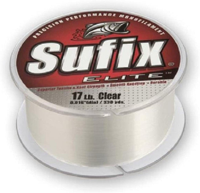 Sufix Elite 6 Lb Fishing Line (330 YD Spool) Sporting Goods > Outdoor Recreation > Fishing > Fishing Lines & Leaders Sufix Clear  