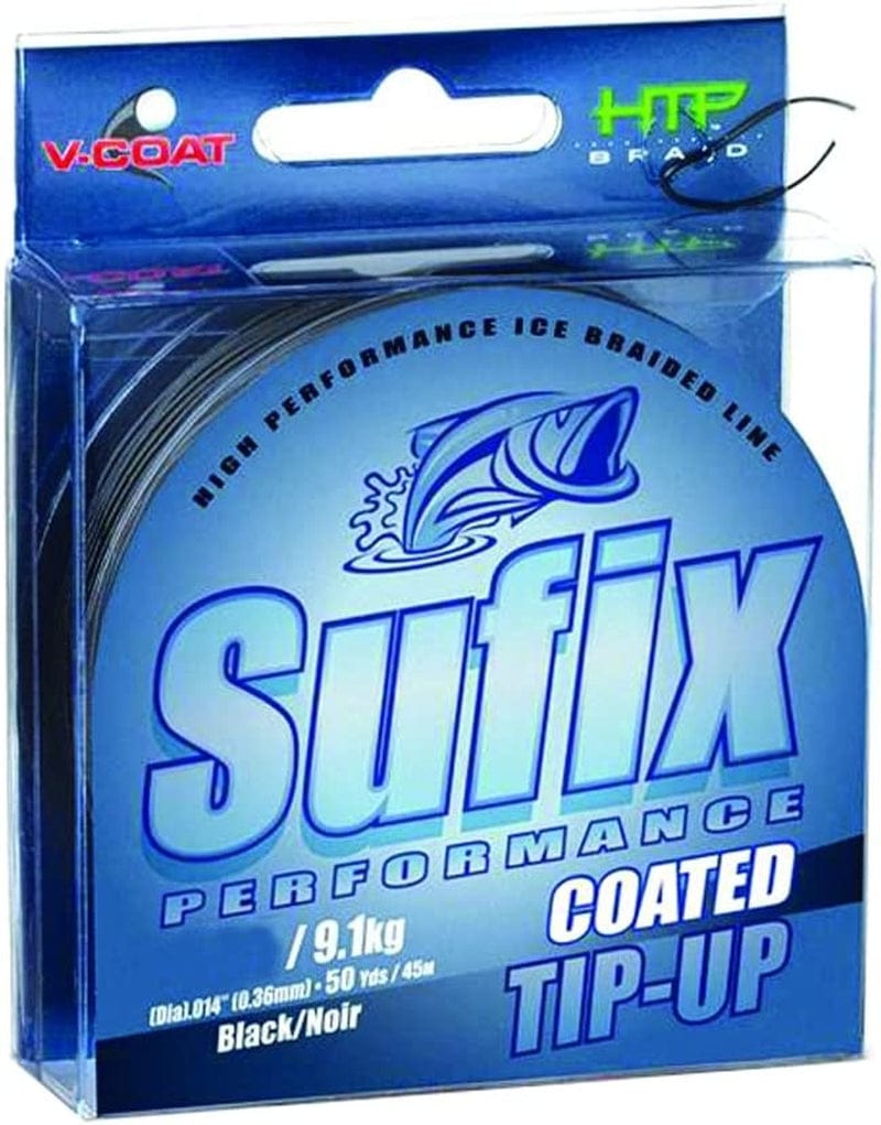 Sufix Performance 50-Yards Spool Size Tip up Ice Braid Line (Black, 50-Pound) Sporting Goods > Outdoor Recreation > Fishing > Fishing Lines & Leaders Sufix   