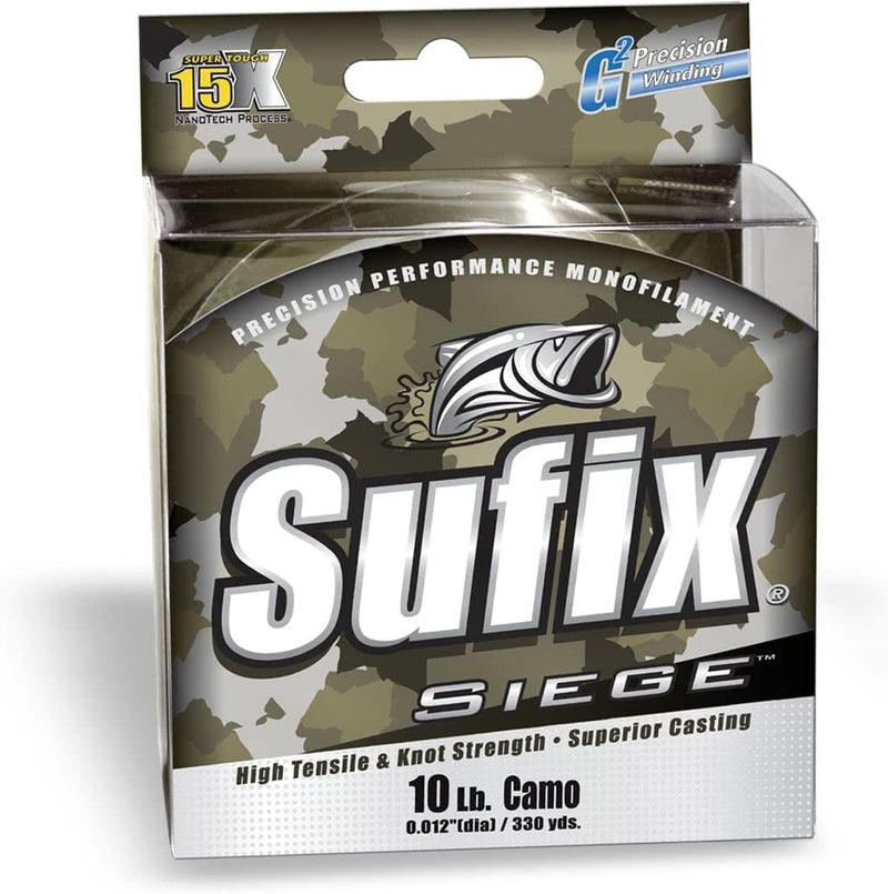 Sufix Siege 330-Yards Spool Size Fishing Line Sporting Goods > Outdoor Recreation > Fishing > Fishing Lines & Leaders Sufix Camo 8 lbs 