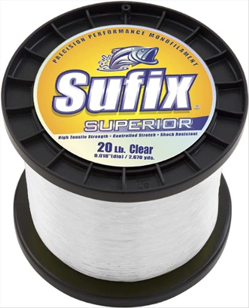 Sufix Superior 1-Pound Spool Size Fishing Line (Clear, 12-Pound) Sporting Goods > Outdoor Recreation > Fishing > Fishing Lines & Leaders Rapala   