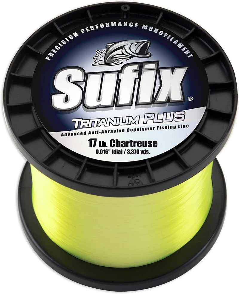 Sufix Tritanium plus 1-Pound Spool Size Fishing Line (Chartreuse, 17-Pound) Sporting Goods > Outdoor Recreation > Fishing > Fishing Lines & Leaders Rapala   