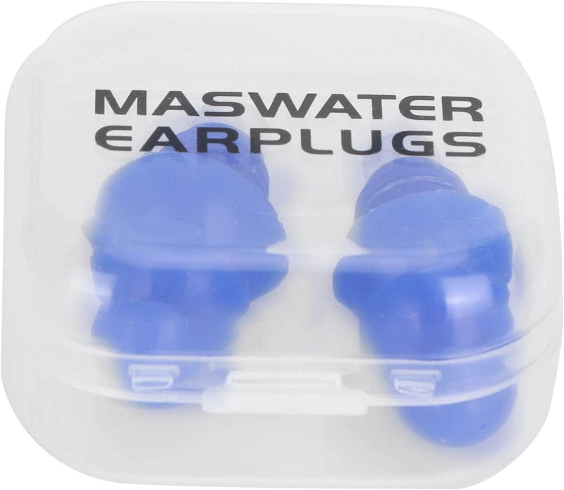 Summer Enjoyment Noise Cancelling Earplugs, Reusable Swimming Earplug for Showering for Swimming for Sleeping(Orange+Pp Box) Sporting Goods > Outdoor Recreation > Boating & Water Sports > Swimming Meiyya Blue+pp Box  