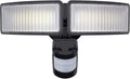 Sunlite 88912-SU LED Dual-Head Wall Mount Floodlight Fixture with Motion Sensor, 24 Watts, 120 Volts, 2400 Lumen Output, Square Lights, IP65 Rated, ETL Listed, 50K-Super White, Black Finish Home & Garden > Lighting > Flood & Spot Lights Sunlite Black Finish 50K - Super White, 