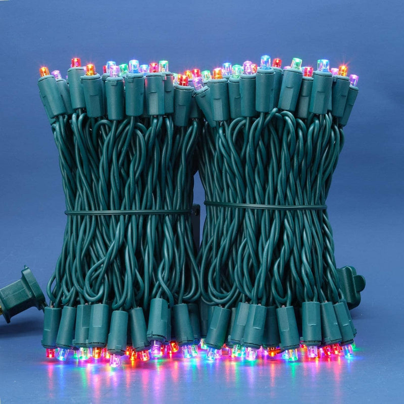 SWEET SHINE Multi-Color 5Mm Wide Angle LED Christmas Lights, 66 Ft 200 LED UL Certified Green Wire Holiday String Light (Multicolor) Home & Garden > Lighting > Light Ropes & Strings Sweet Lighting, LLC.   