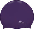 Swim Research Durable Hypoallergenic Silicone Swim Cap - Solid Colors Sporting Goods > Outdoor Recreation > Boating & Water Sports > Swimming > Swim Caps Swim Research Purple  