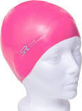 Swim Research Durable Hypoallergenic Silicone Swim Cap - Solid Colors Sporting Goods > Outdoor Recreation > Boating & Water Sports > Swimming > Swim Caps Swim Research Pink-2PK  