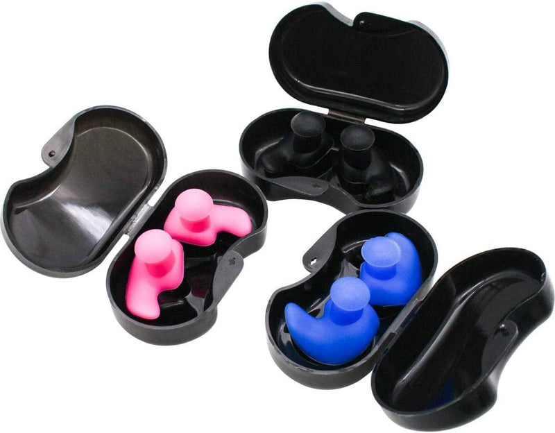Swimming Ear Plugs 3 Pairs for Swimming Showering Diving Surfing Snorkeling and Other Water Sports Suitable for Kids and Adults Sporting Goods > Outdoor Recreation > Boating & Water Sports > Swimming Baoludz   