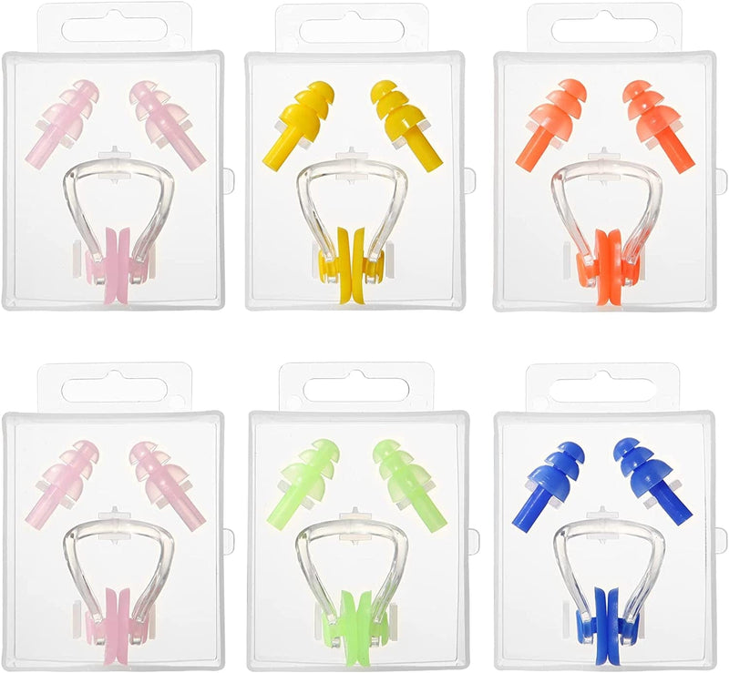Swimming Ear Plugs for Toddles, Upgraded 4 Pairs Waterproof Reusable Silicone Ear Plugs for Kids Swimming - Size a : Toddles (2-5 Year Old) (Pink Orange Blue Green) Sporting Goods > Outdoor Recreation > Boating & Water Sports > Swimming MUEAST Size B : Kids (5-14 Year Old) (5 Color/2 Pink)  