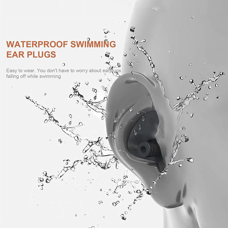 Swimming Ear Plugs Waterproof Reusable Silicone Swimming Ear Plugs Sporting Goods > Outdoor Recreation > Boating & Water Sports > Swimming MengK   