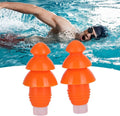 Swimming Earplug, Noise Cancelling Earplugs for Swimming for Sleeping for Showering(Blue+Pp Box) Sporting Goods > Outdoor Recreation > Boating & Water Sports > Swimming xianshi Orange+pp Box  