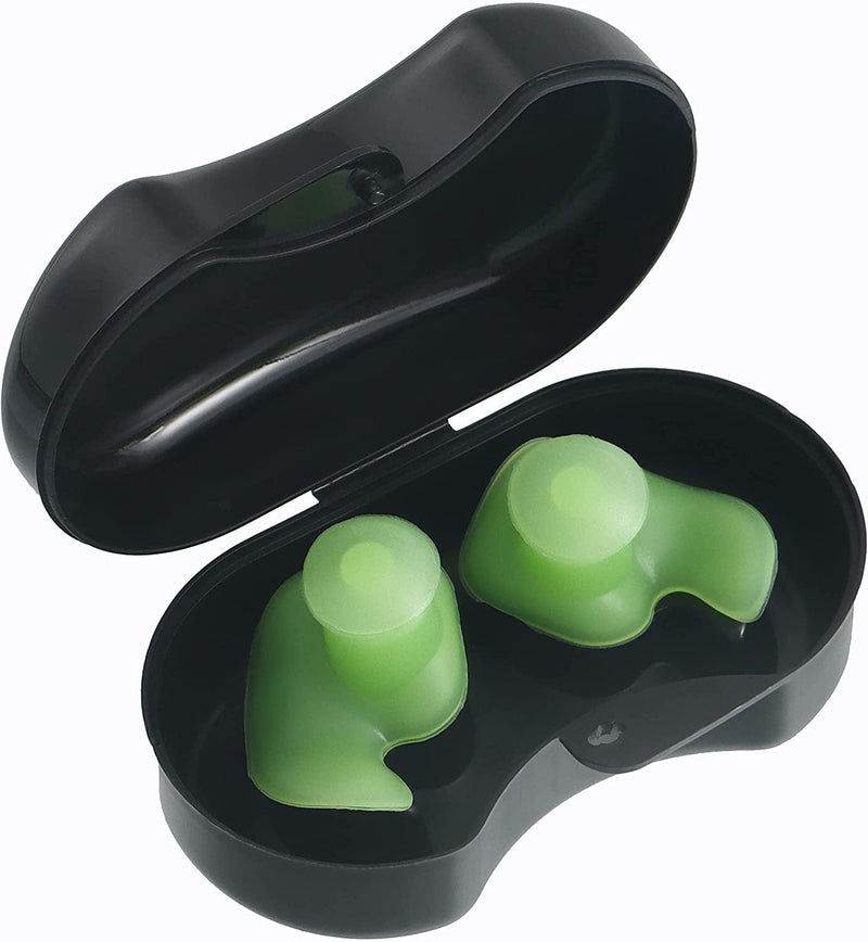 Swimming Earplugs Waterproof Reusable Silicone Ear Plugs for Swimmers Showering Bathing Surfing Surfing Snorkeling and Other Water Sports, Suitable for Kids and Adults (Green) Sporting Goods > Outdoor Recreation > Boating & Water Sports > Swimming ZIYOUHU   