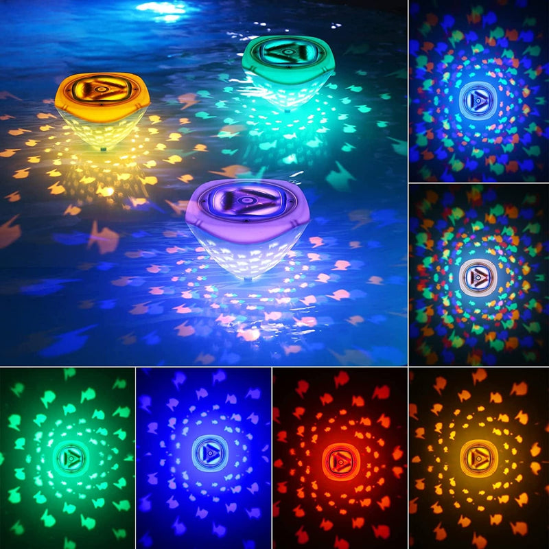 Swimming Floating Pool Lights, Fish Pattern 3PCS Color Changing Underwater Pool Light That Float, 4 Colors 2 Modes, Glow Hot Bath Tub Kids Toy LED Light up Decor (3AAA Batteries Powered, Not Included) Home & Garden > Pool & Spa > Pool & Spa Accessories Shanghai jiuchang trade center   