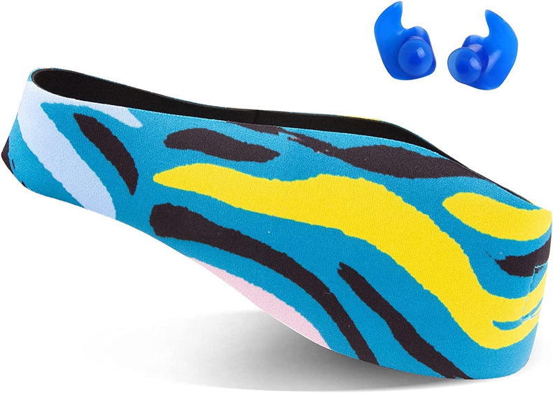 Swimming Headband for Babies, Toddlers, Kids, Adults - Designed to Help Prevent Swimmer'S Ears - Elastic Swim Hair Guard & Ear Guard - Keep Water Out, Hold Earplugs in Aids Sporting Goods > Outdoor Recreation > Boating & Water Sports > Swimming Novos   