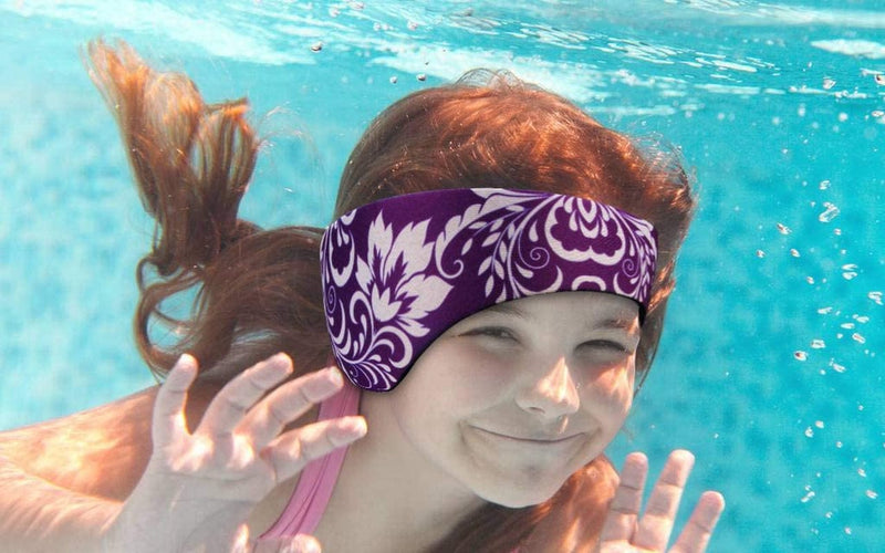 Swimming Headband for Babies, Toddlers, Kids, Adults - Designed to Help Prevent Swimmer'S Ears - Elastic Swim Hair Guard & Ear Guard - Keep Water Out, Hold Earplugs in Waterproof Band Sporting Goods > Outdoor Recreation > Boating & Water Sports > Swimming NOVOs   