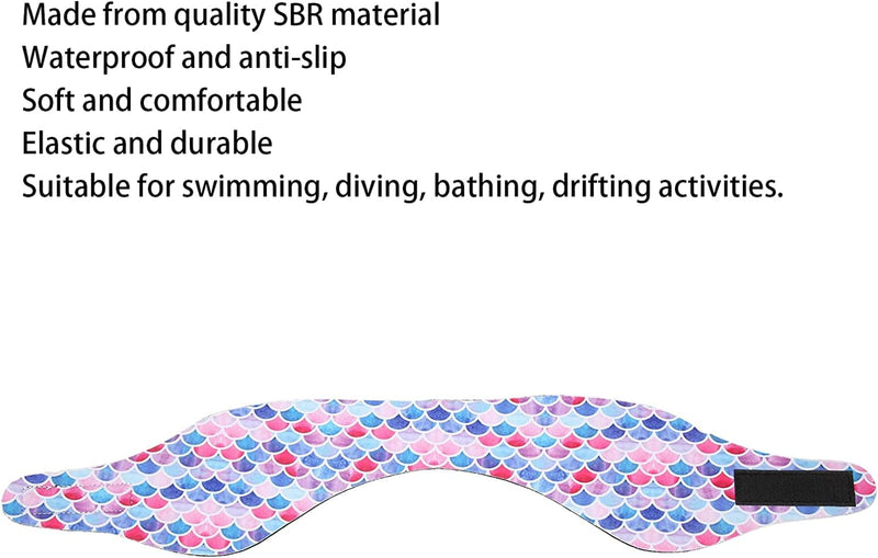 Swimming Headband, Protect Swimmer'S Ears, Keep Water Out and Earplugs In, Suitable for Swimming, Diving, Bathing, Drifting Activities Sporting Goods > Outdoor Recreation > Boating & Water Sports > Swimming Vbestlife   