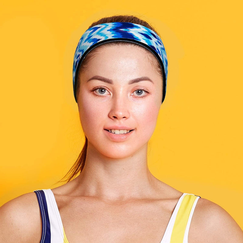 Swimming Headband with Earplugs for Adults by Will & Fox | Helps Prevent Swimmers Ear | Non-Slip Grip | Adjustable Ear Band | Fits Kids 10+ to Adults Sporting Goods > Outdoor Recreation > Boating & Water Sports > Swimming Will & Fox ~Australia TIE DYE  