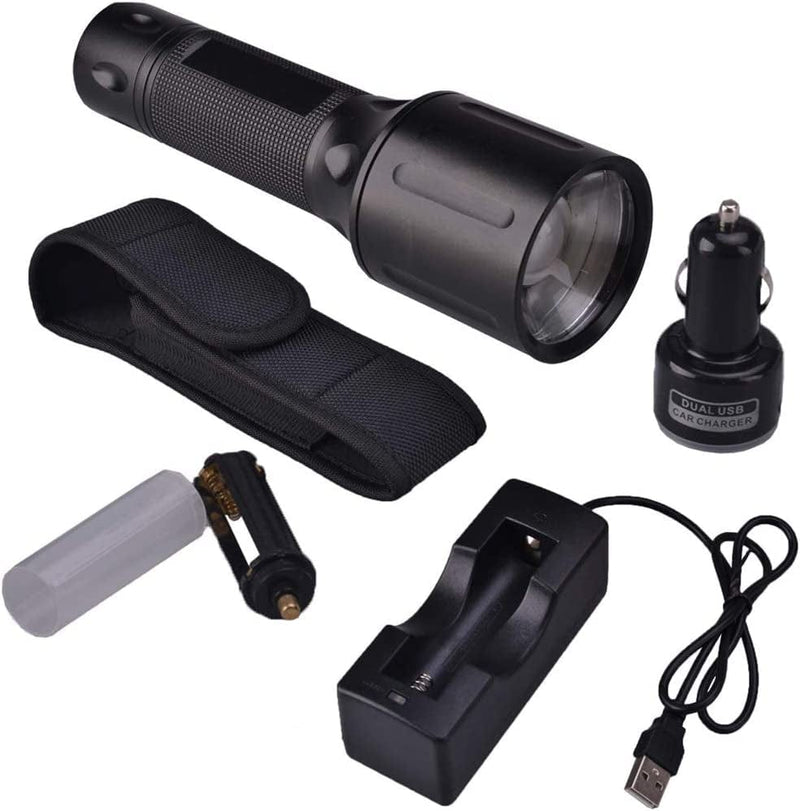 SXFJF Led Torch, Rechargeable Outdoor Zoomable Tactical Flashlight Powerful Memory Torches 1000 Lumens Waterproof, for Camping, Emergency Hardware > Tools > Flashlights & Headlamps > Flashlights SXFJF   