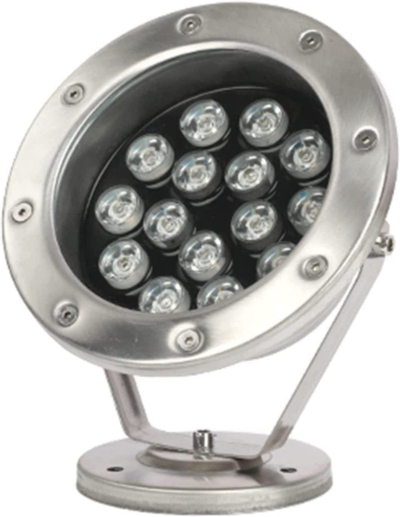 SYFXZZDS Waterproof Pond Light 304 Stainless Steel Swimming Pool Light Underwater Light Pool Spotlight, for Aquarium Fish Tank (Color : White, Size : 3W) Home & Garden > Pool & Spa > Pool & Spa Accessories SYFXZZDS White 15W 