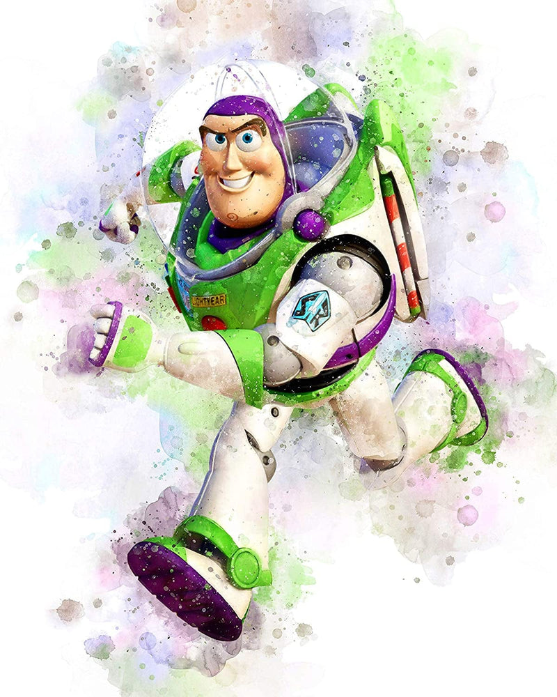 Sylvana Workshop - Toy Story Poster Watercolor Prints , Unframed(8"X10" Set of 8 Wall Decor), Toy Story Decor, Birthday Gift, Toy Story Decorations, Posters for Room, Posters for Boys Room, Posters for Girls Room Home & Garden > Decor > Artwork > Posters, Prints, & Visual Artwork Sylvana Workshop   