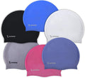 Synergy Silicone Swim Caps 3-Pack Sporting Goods > Outdoor Recreation > Boating & Water Sports > Swimming > Swim Caps Synergy Black-Silver-White SL 3-Pack  