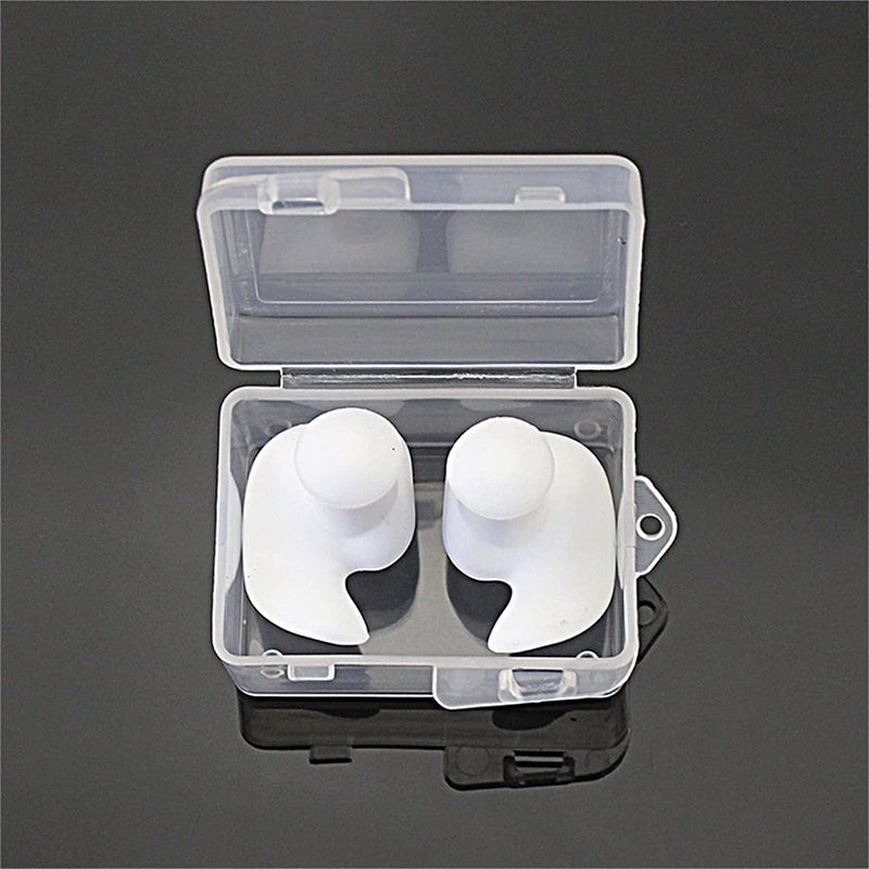 Tantisy Swimming Earplugs 1 Pair Reusable Silicone Swimmer Ear Plugs in a Box,For Swimming Snorkeling Other Water Sports Sporting Goods > Outdoor Recreation > Boating & Water Sports > Swimming Tantisy   