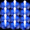 TDLTEK Waterproof Submersible Led Lights Tea Lights for Wedding , Party, Decoration, Vase (36 Pieces White) Home & Garden > Pool & Spa > Pool & Spa Accessories TKLTEK INC. Blue 36 Pack 