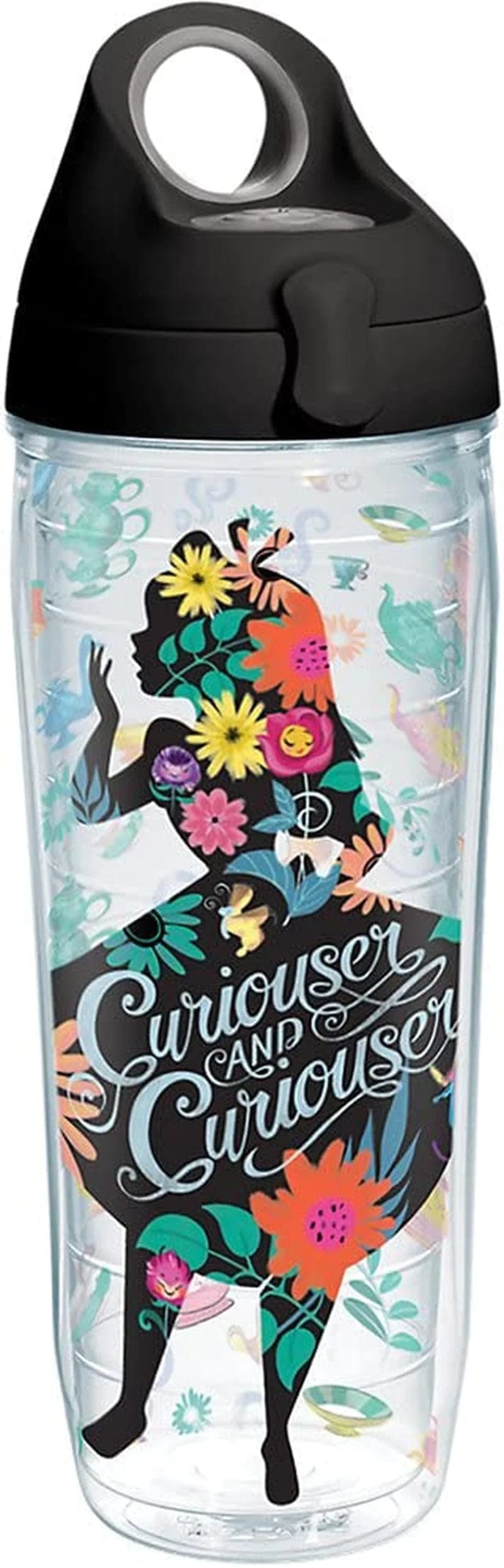 Tervis Disney - Alice in Wonderland - Curiouser Made in USA Double Walled Insulated Tumbler Cup Keeps Drinks Cold & Hot, 16Oz Mug, Classic Home & Garden > Kitchen & Dining > Tableware > Drinkware Tervis 24oz Water Bottle  