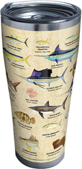 Tervis Made in USA Double Walled Guy Harvey Insulated Tumbler Cup Keeps Drinks Cold & Hot, 16Oz Mug - No Lid, Charts