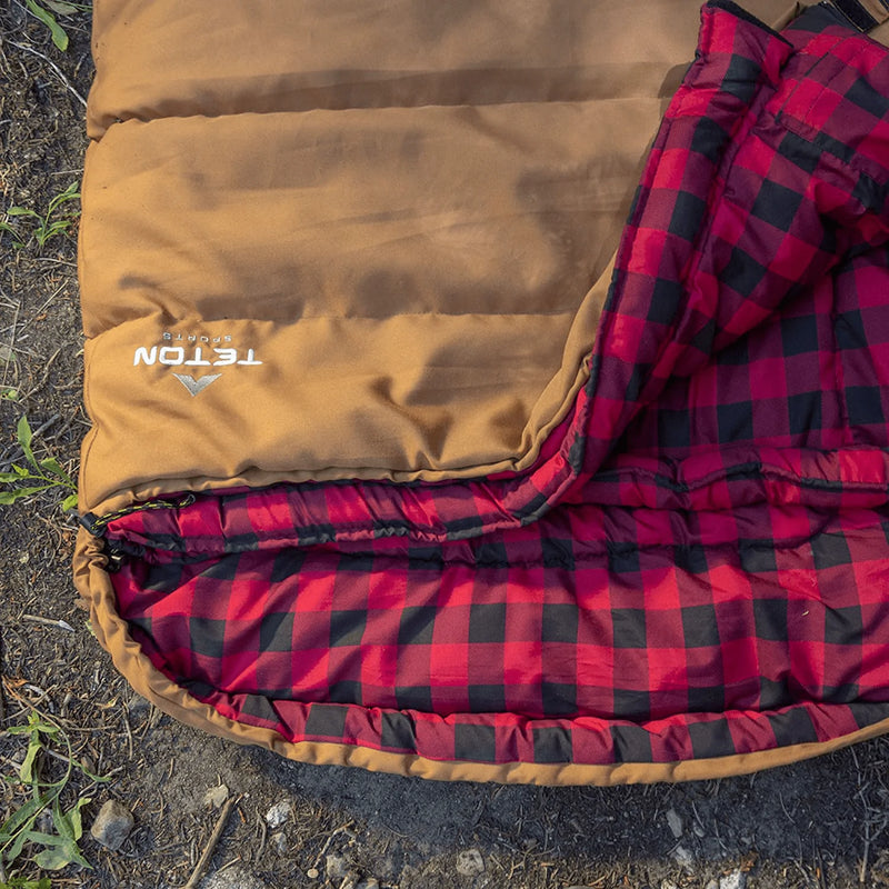 TETON Sports Deer Hunter Sleeping Bag; Warm and Comfortable Sleeping Bag Great for Camping Even in Cold Seasons