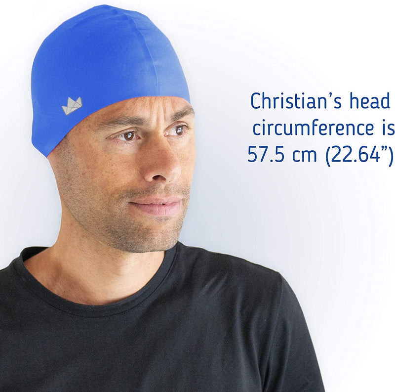 The Friendly Swede Silicone Swim Cap for Men, Swim Cap Kids or Women with Short to Medium Hair (2 Pack) Sporting Goods > Outdoor Recreation > Boating & Water Sports > Swimming > Swim Caps The Friendly Swede   