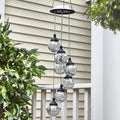 The Lakeside Collection Hanging Globe Solar Lights - Outdoor Patio, Porch Pendant Lamp - Multicolored Home & Garden > Lighting > Lamps LTD Commodities Clear  