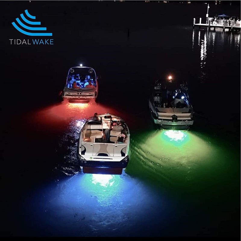 Tidal Wake IP68 Underwater 1/2In Standard Boat Drain Plug LED Light, Brilliant Underwater Lighting in Minutes! No Holes to Drill! Home & Garden > Pool & Spa > Pool & Spa Accessories McNaughton Inc   