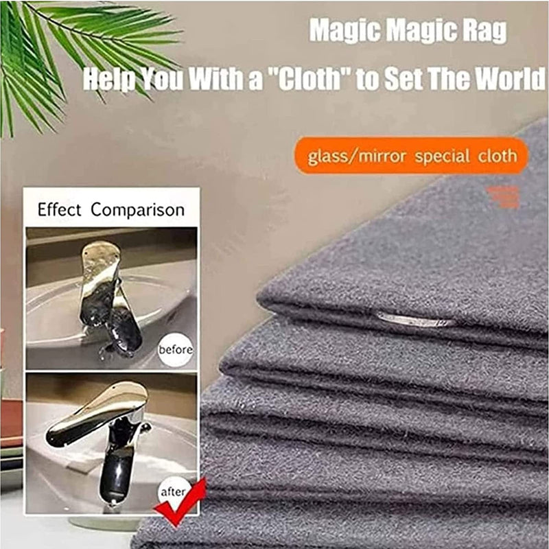 TIYRUS Homezo Magic Cleaning Cloth, Cicarfer Magic Cleaning Cloth, Thickened Magic Cleaning Cloth, Reusable Cleaning Cloths for Kitchens, Glass, Cars (20 Pcs)