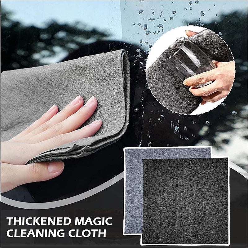 TIYRUS Homezo Magic Cleaning Cloth, Cicarfer Magic Cleaning Cloth, Thickened Magic Cleaning Cloth, Reusable Cleaning Cloths for Kitchens, Glass, Cars (20 Pcs)