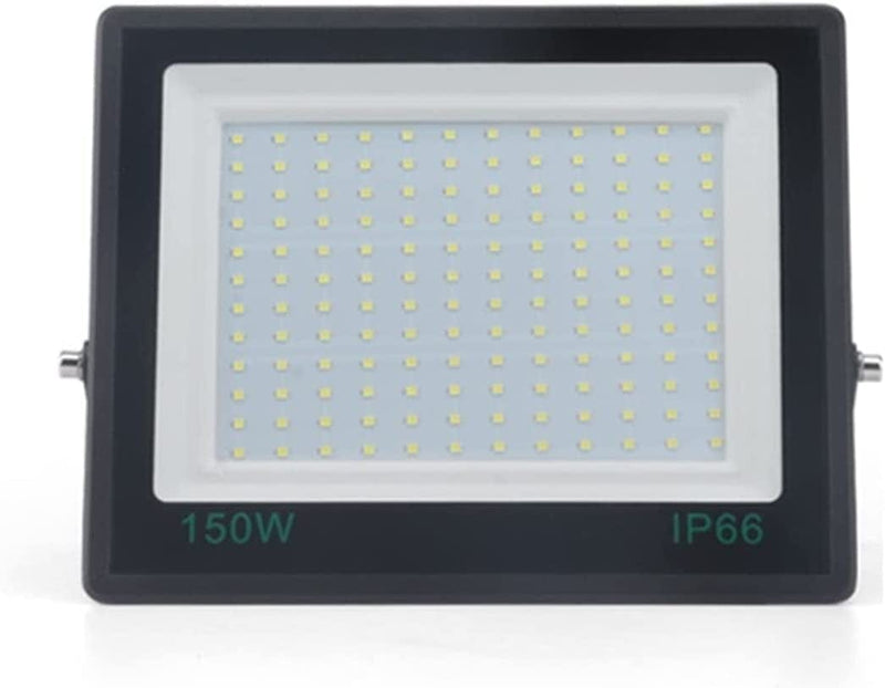 TOCOCO 300W LED Floodlight 220V Tempered Glass Flood Lights IP66 Waterproof LED Projector Lighting 200W 150W 100W 50W (Color : White Light, Size : 100W) Home & Garden > Lighting > Flood & Spot Lights TOCOCO White Light 150W 