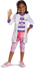 Toddler Doc McStuffins Classic Costume for Toddler Apparel & Accessories > Costumes & Accessories > Costumes Disguise One Color Medium (7-8) 